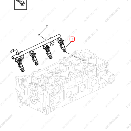 GEELY Fuel injector OEM 2022002400 / 1016052956 FOR  Emgrand GT