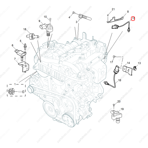 MG Oxygen sensor OEM 12637338 FOR  MG ZS RX8 MG6 MG5 MG HS MG GT RX5