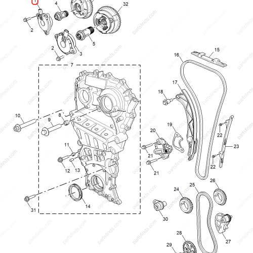 MG Camshaft Adjuster Solenoid Valve OEM 10741768 FOR  MG5