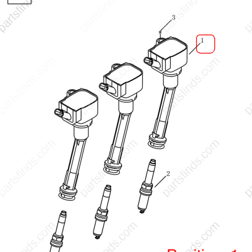 GEELY Ignition coil OEM 2036011400 / 31492125 FOR  Coolray