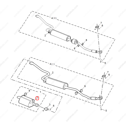 MG Exhaust pipe hanger OEM 10412226 FOR  MG ZS