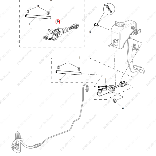 MG Clutch master cylinder OEM 10303706 FOR