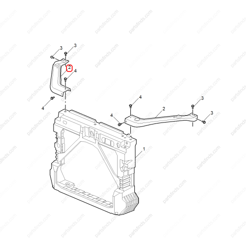 MG Headlight Bracket OEM 10308480 FOR  MG ZS