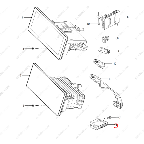 MG Communication control unit OEM 11051529 FOR  MG5 MG GT