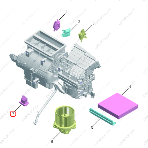 GEELY Air conditioning resistor OEM 8022041400 / 8892831379 FOR  Binrui Emgrand