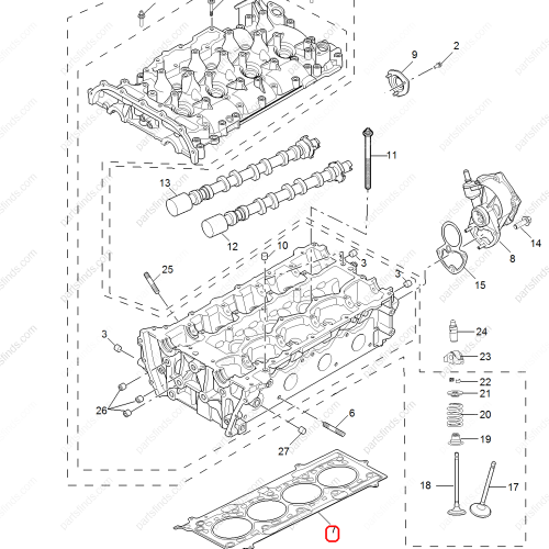 MG Cylinder head gasket OEM 30026343 FOR  RX8 MG HS RX5 MG GS