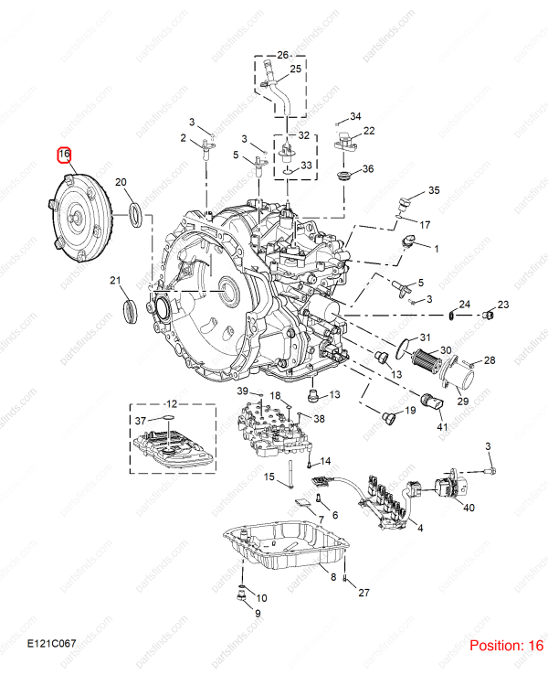 MG Hydraulic torque converter OEM 10945470 FOR MG5