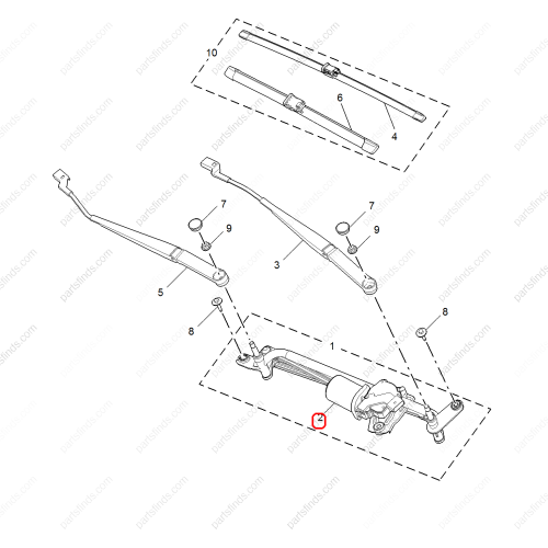 MG Wiper linkage motor OEM 10272693 FOR  MG6