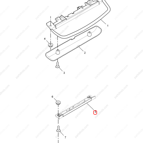 MG High mount brake light OEM 10002876 FOR  MG6