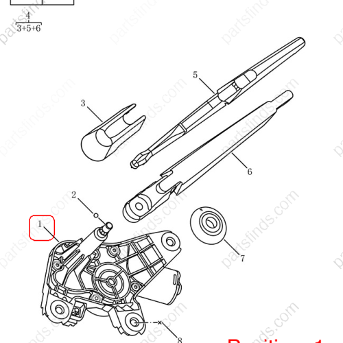 GEELY Wiper linkage motor assembly OEM 6022004900 / 6600003250 FOR  Coolray