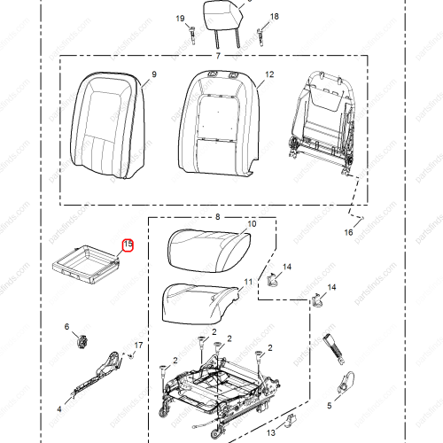 MG STORAGE COMPARTMENT  OEM 10030932ESA FOR  MG350 MG5