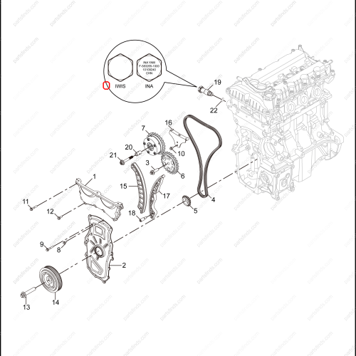 MG Camshaft adjuster OEM 10336000 FOR  MG350 MG3 MG5