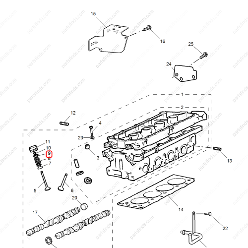 MG Valve spring seat OEM UAM3797 FOR  MG550 MG350 MG6 MG750 MG5