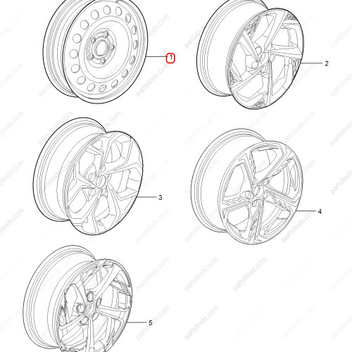 MG Steel ring OEM 10107481 FOR  MG6 MG5 MG HS MG GT RX5 MG GS