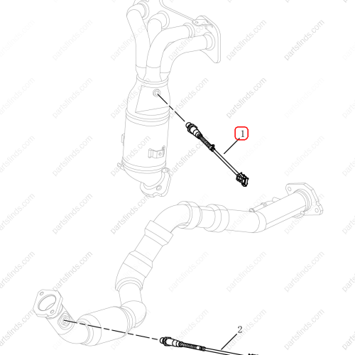 GEELY Oxygen sensor OEM 2052000100 / 1086001114 FOR  GC2 EC7 CK Emgrand GT Emgrand GC7 Emgrand X7 Sport