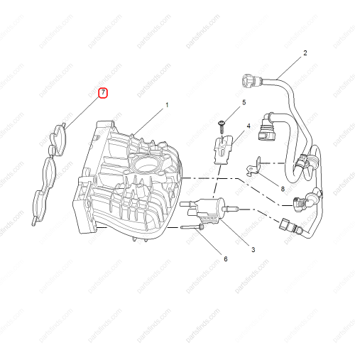 MG Intake manifold gasket OEM 10223324 FOR  MG ZS