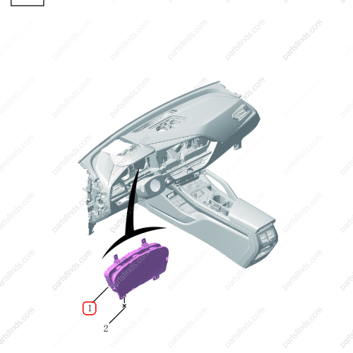 GEELY Combination instrument assembly OEM 7039020300 / 8890899027 FOR  Tugella