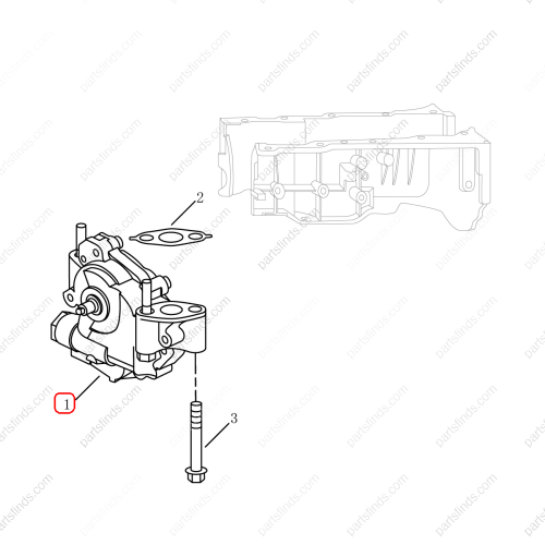 GEELY Oil pump OEM 1050001300 / 1016050413 FOR  Emgrand GT