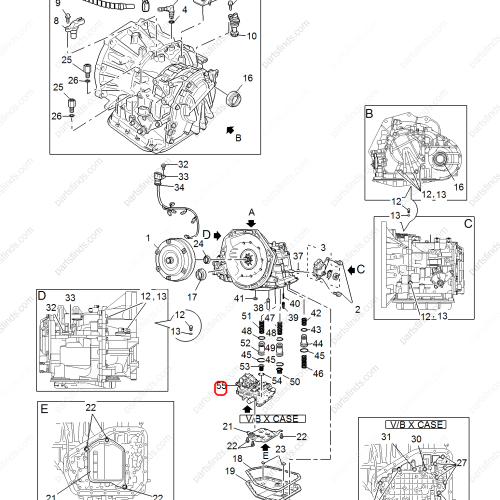 MG Transmission valve body OEM 10179698 FOR  MG350 MG5